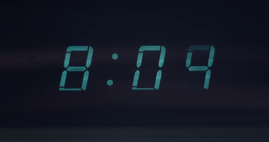 A clock timer is ticking away at a fast pace