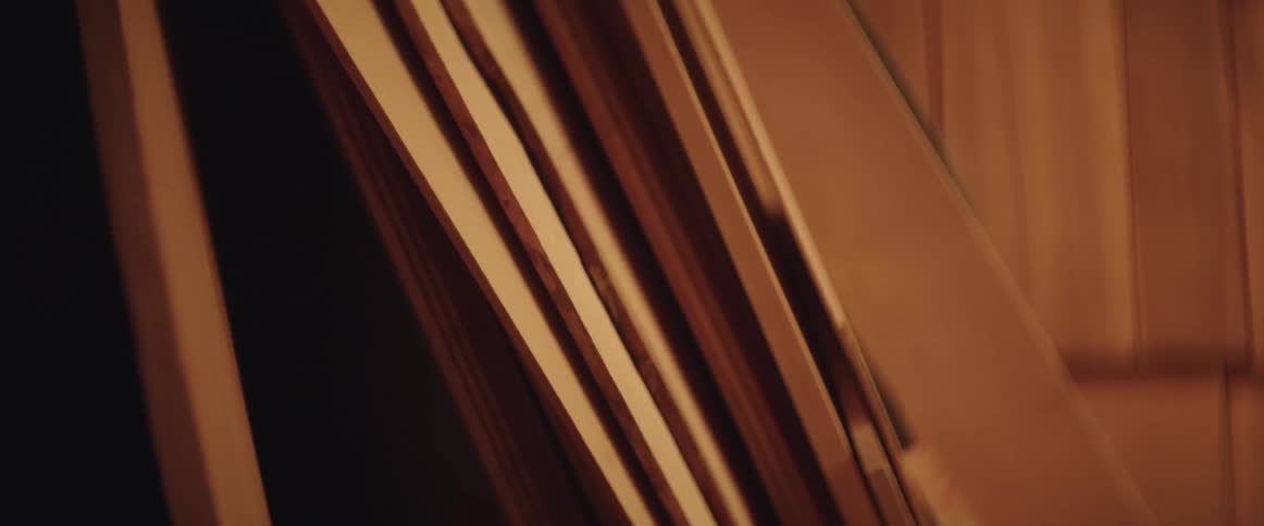 Planks of wood inside a shop