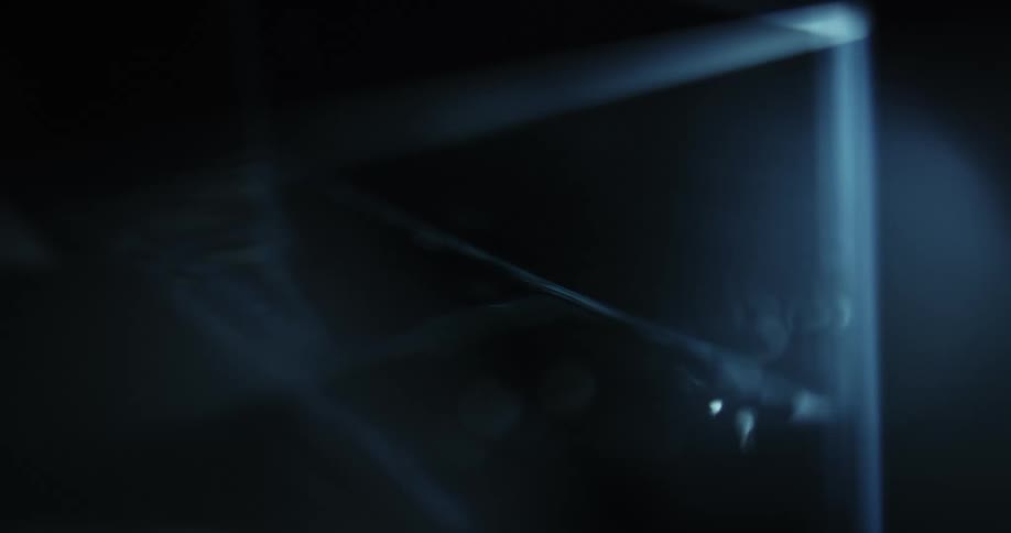 Abstract footage of shadows in liquid