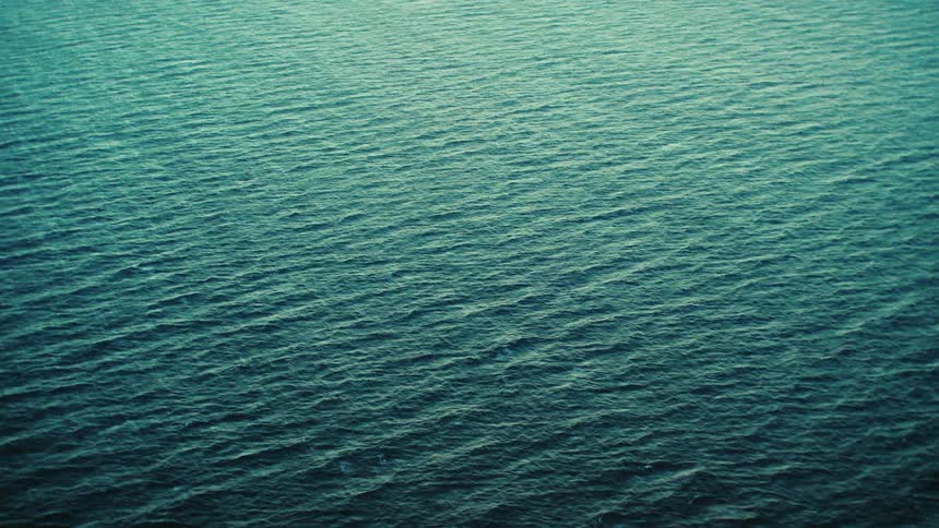 Time lapse of ripples in the ocean
