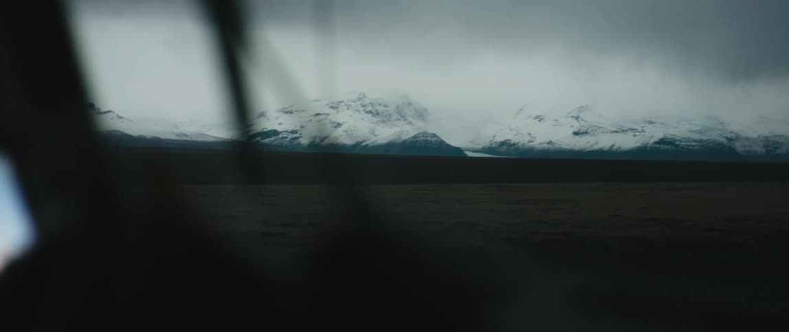 View of mountains in the distance is displayed