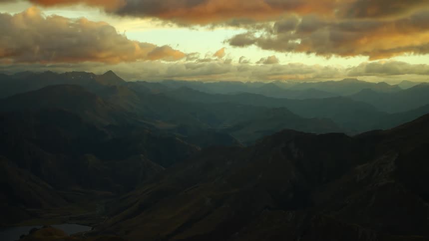 The view is of a mountain in the outdoors around the daytime