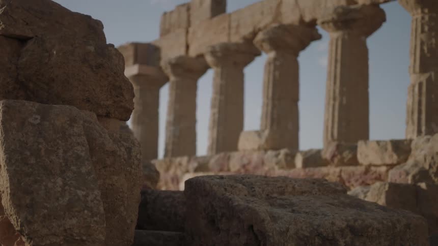 Ancient stone ruins during the day