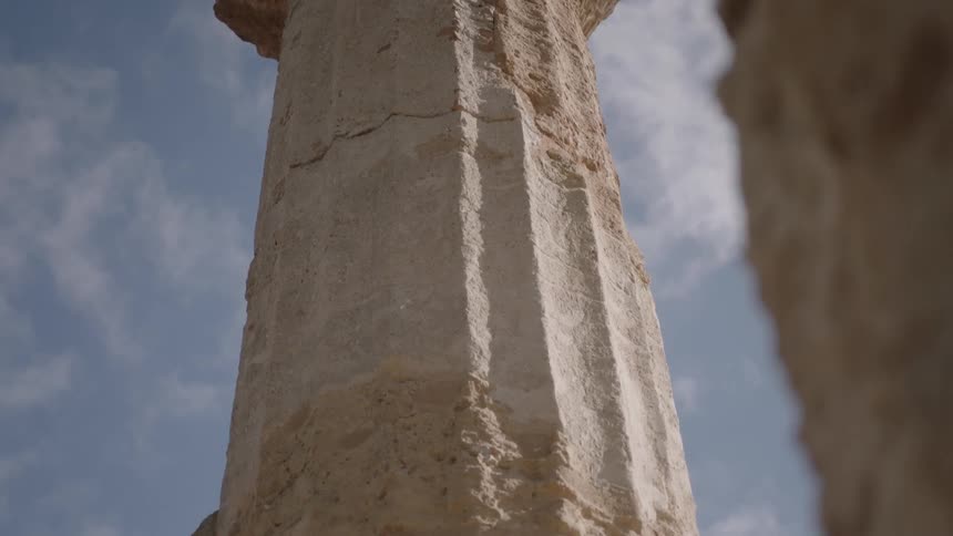 Huge pillar of an old building