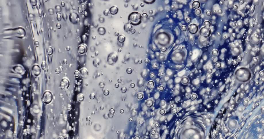 The bubbles move around in the gel