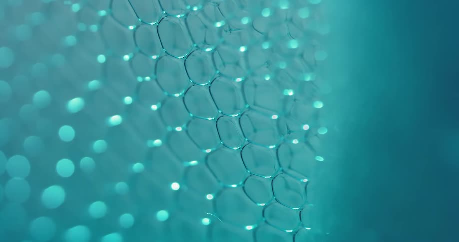 The rows of bubbles begin to pop