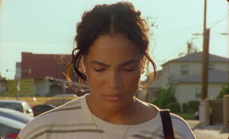 A woman standing outdoors