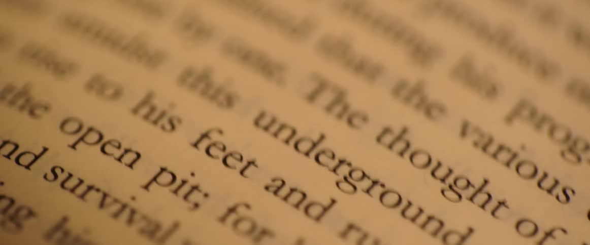 The pages in the book turn fast