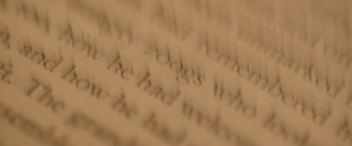 Text changes as pages are flipped