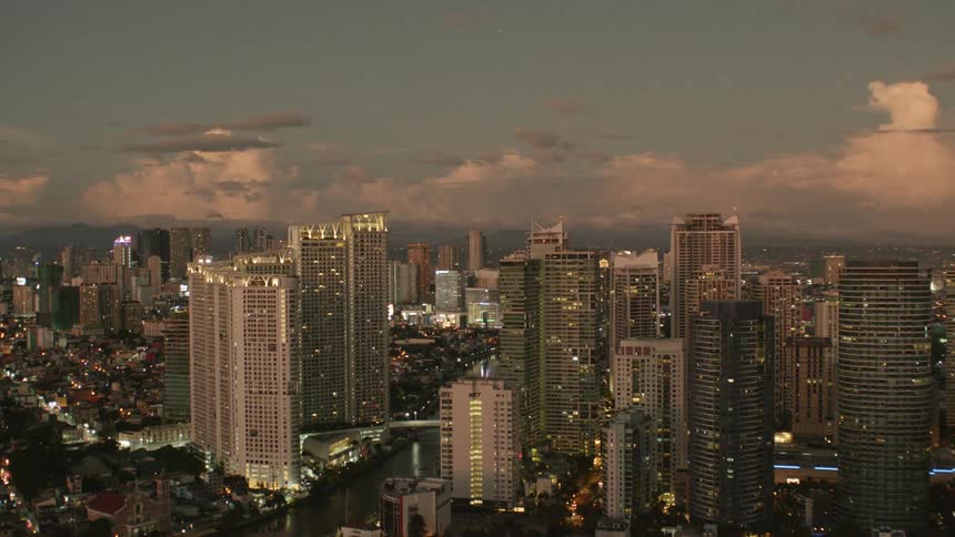 The view is of the downtown area and you can see buildings