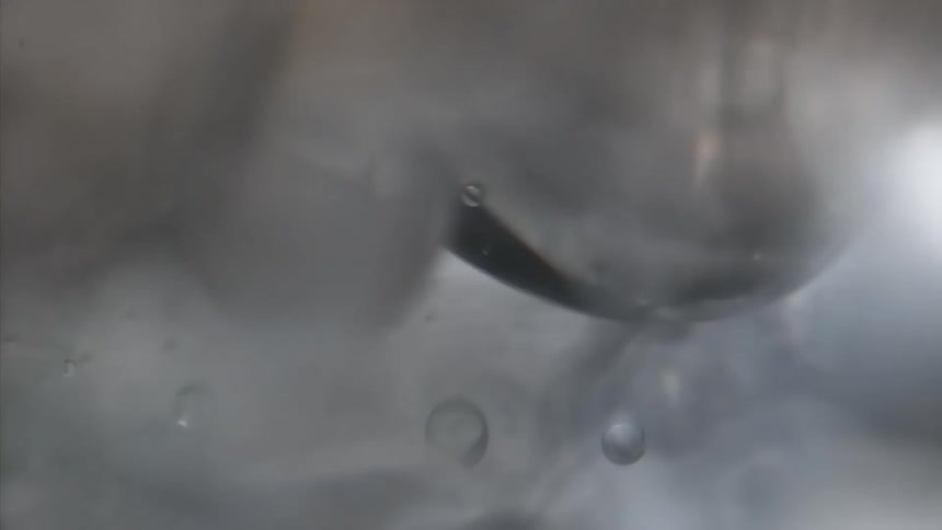 A view of bubbles outdoors