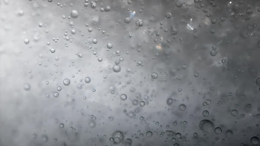 A view of bubbles underwater
