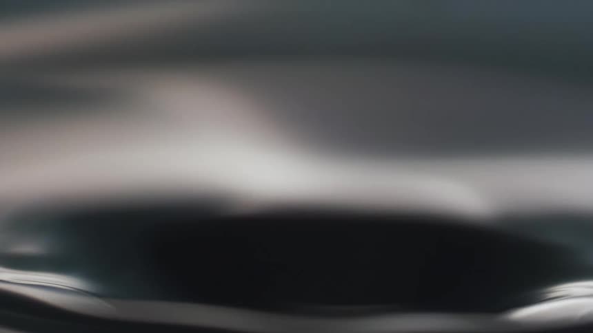 A view of water drops in slow motion