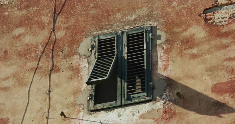 A view of a window on a house