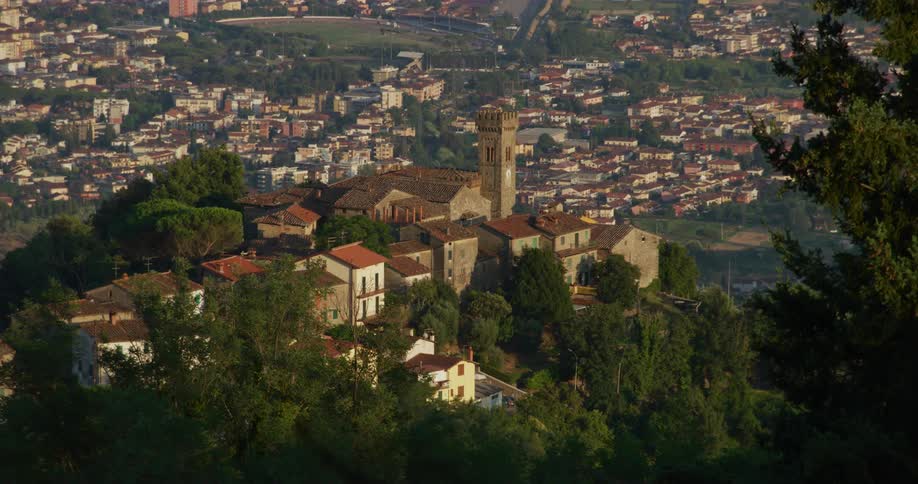 Still shot of a village