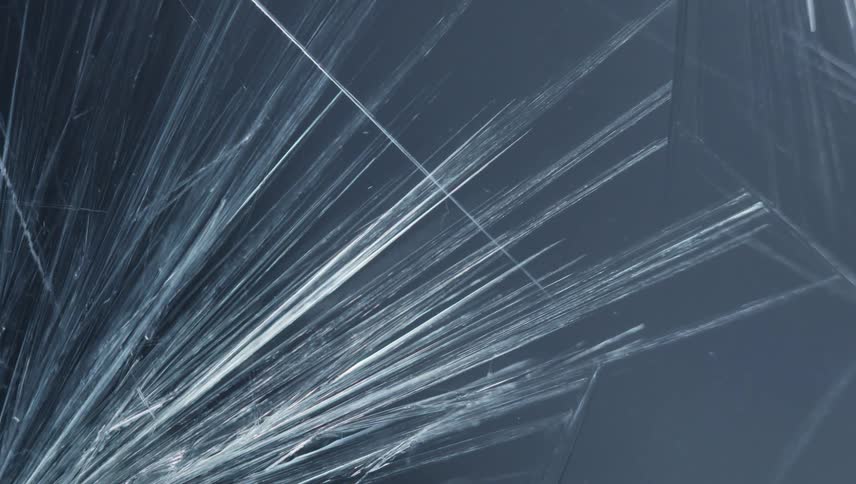 Ice crystals forming