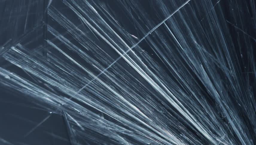 Freezing water crystallizing into ice