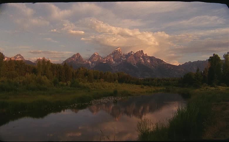 Grand Teton National Park on 16mm Film at sunrise