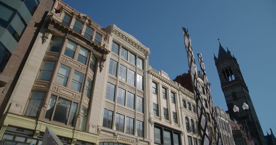 The facade of a large building during the day