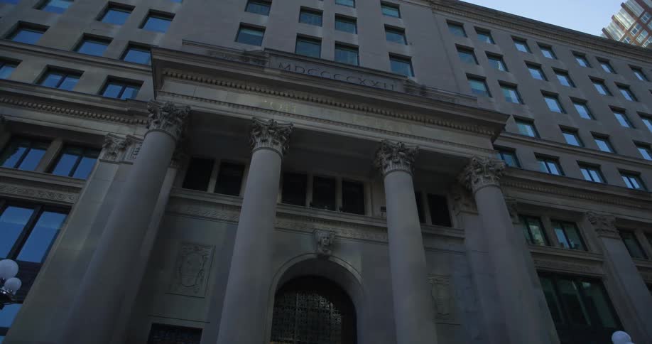 Stephen l brown building in boston massachusets at morning