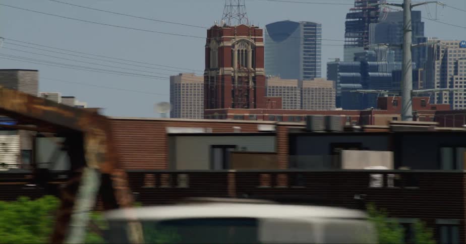 A view of buildings outdoors