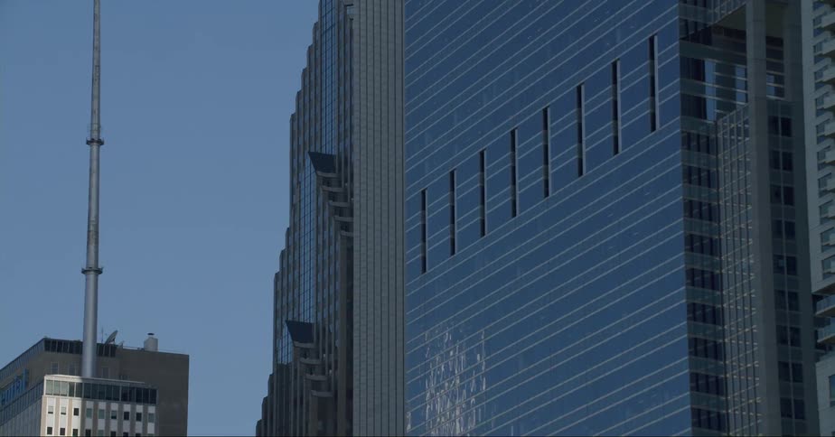 A view of buildings in a city