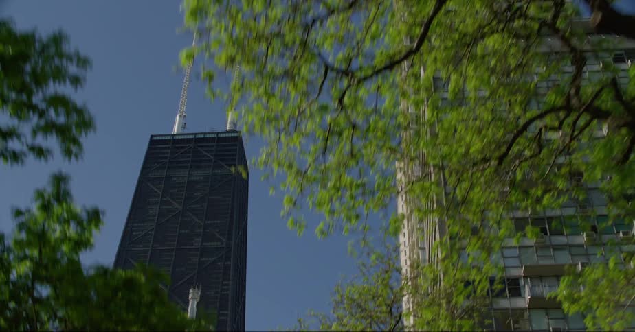 A view of towers in a city