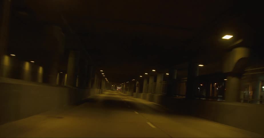 The tunnel is long and dark