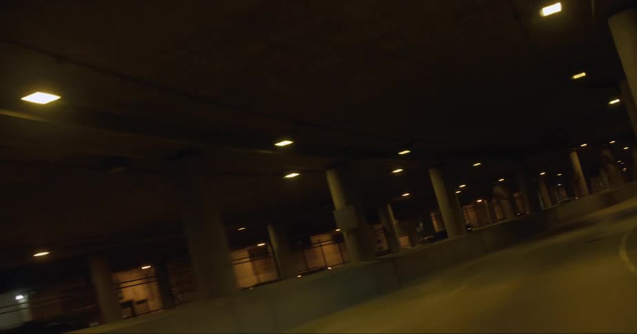 Cars traveling through city tunnels