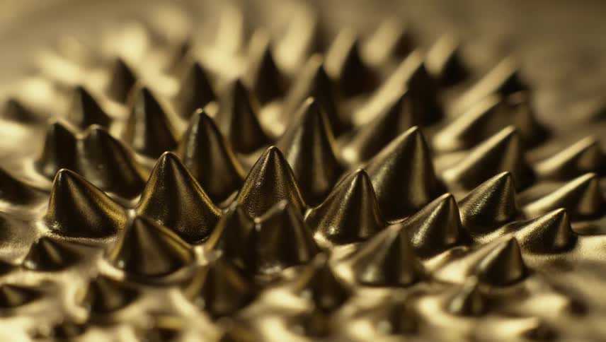 Abstract footage of shapes emerging
