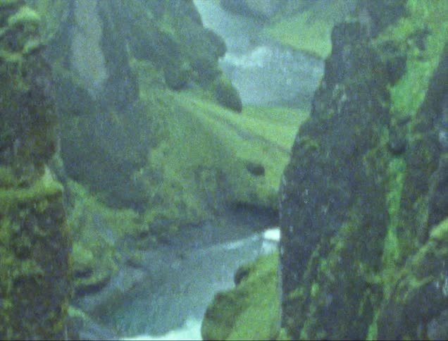 A river running through a mountain range