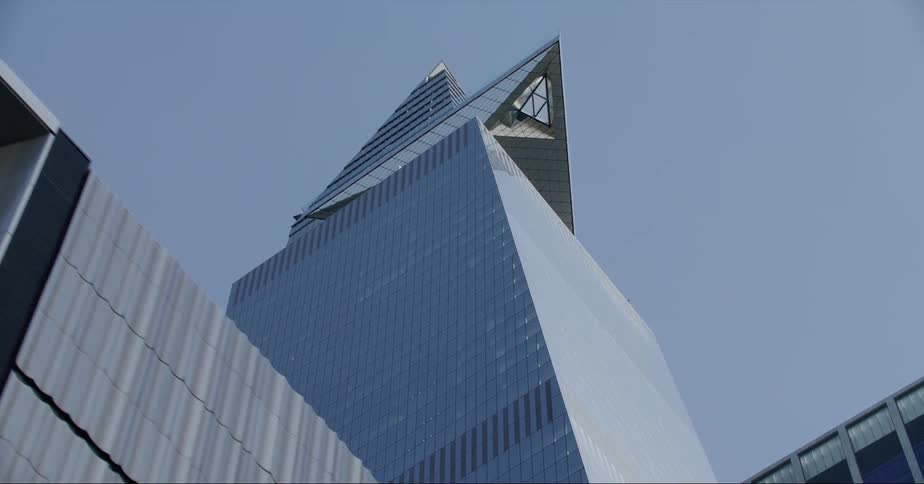 Close up of a high rise office building