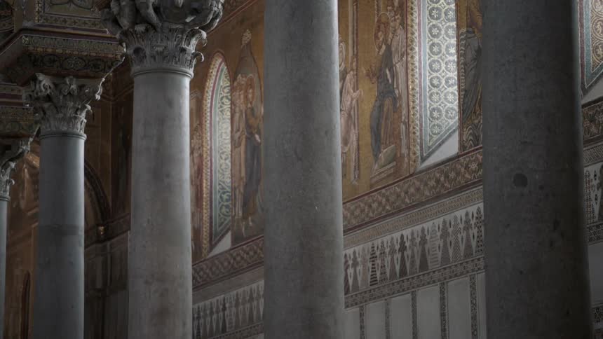 View of the inside of a cathedral