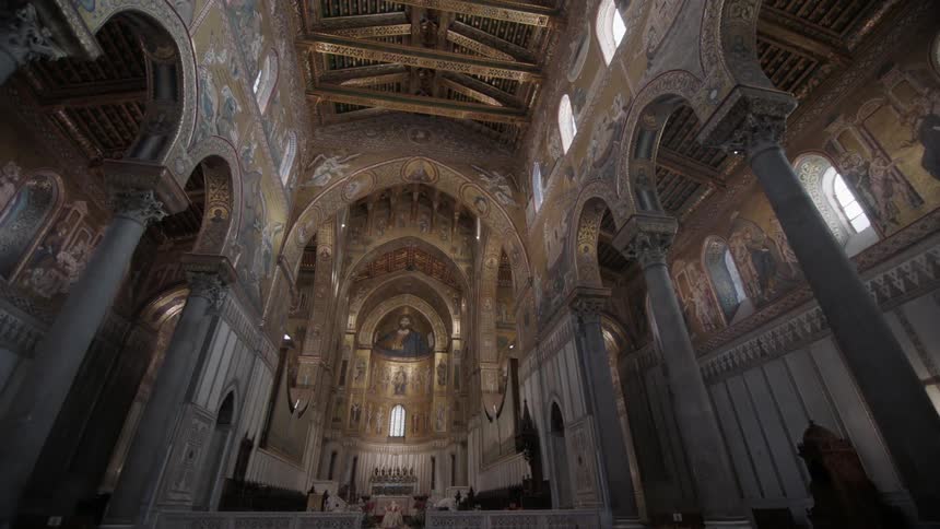 An ornately decorated church