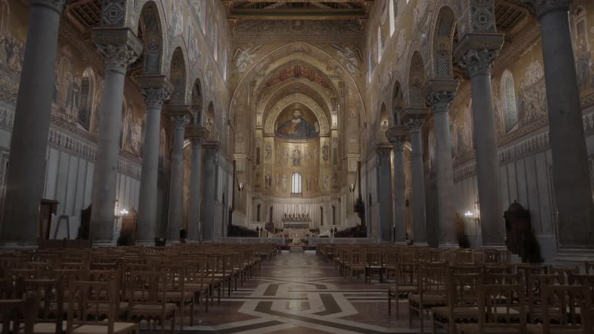 A large, ornately decorated room