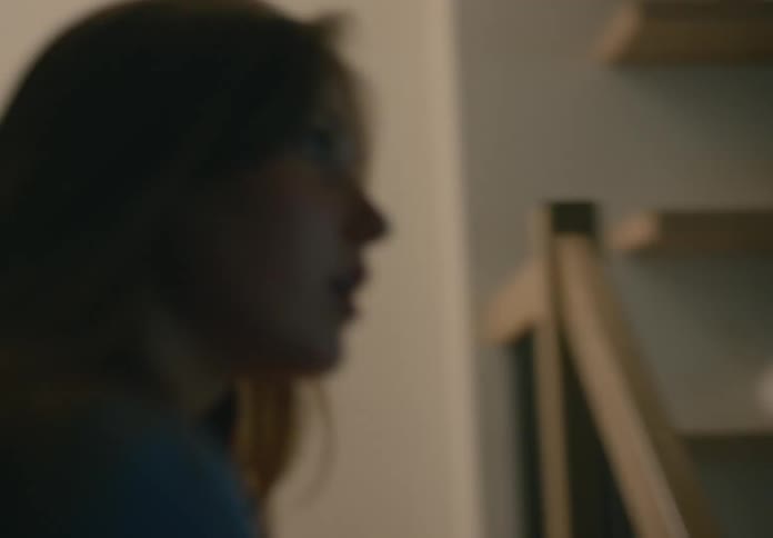 Mother and daughter arguing with each other inside the house when the daughter walks away and goes upstairs