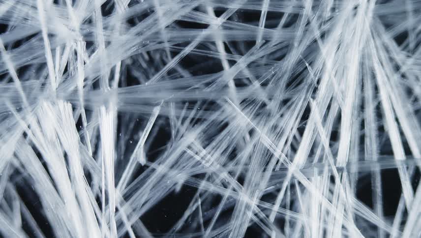 Abstract footage of shapes forming on a screensaver