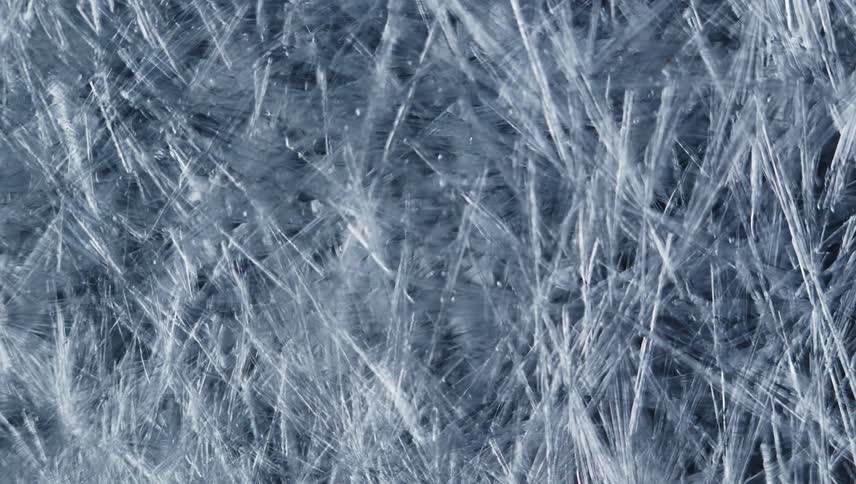 Tiny cracks form all over glass