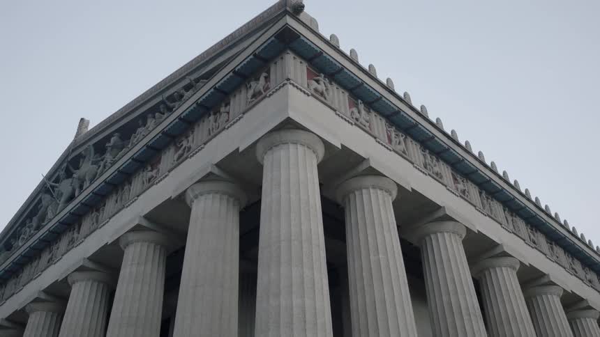 Ancient architecture on a clear day