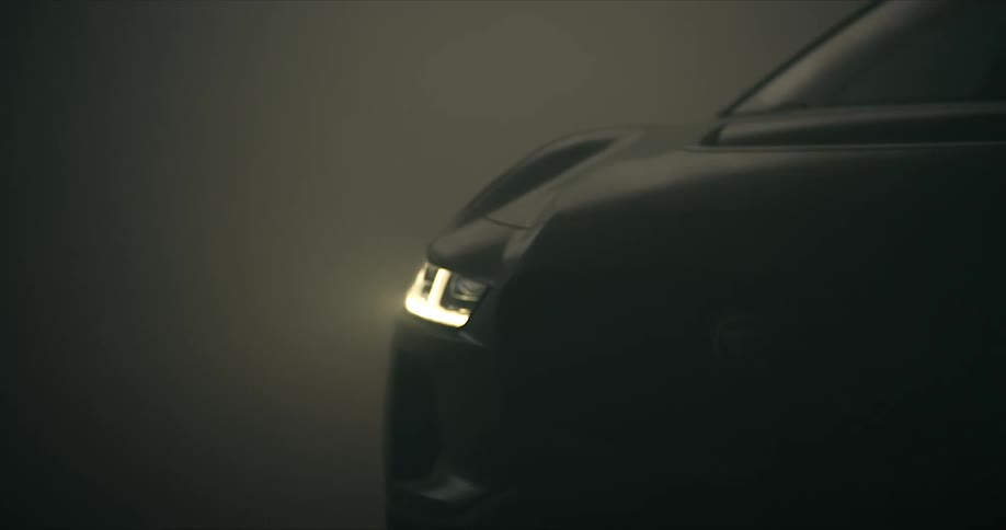 A view of a car in a room