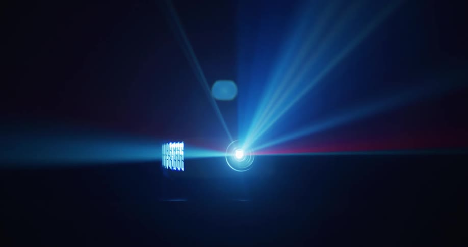 A projector is displayed on the film