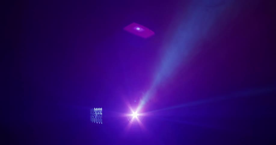 A view of a laser projector