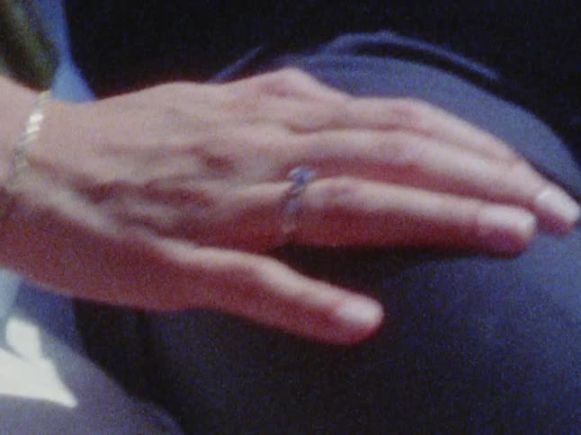 A married couple is hanging out with each other