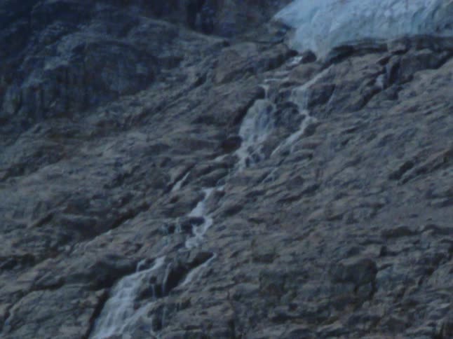 Close up view of mountains are displayed