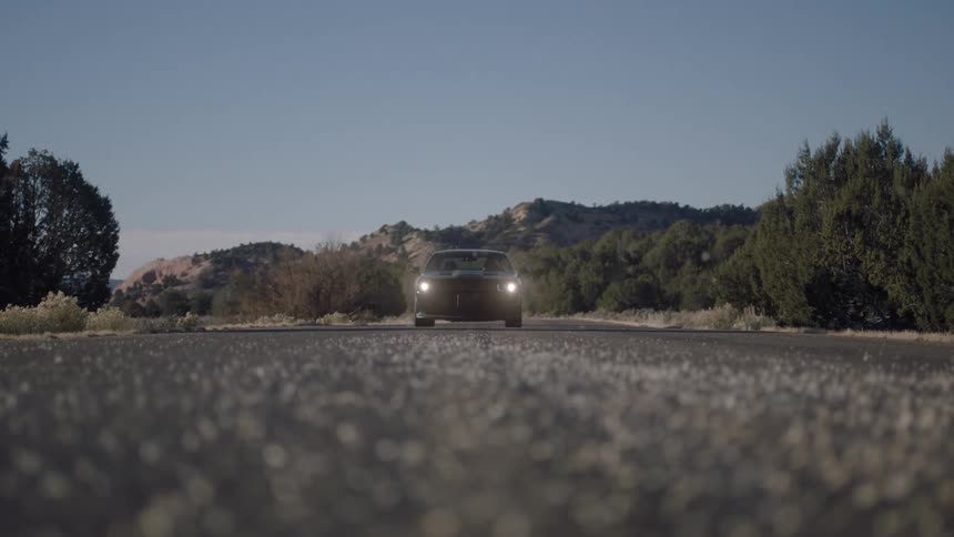 Sports Car In Desert