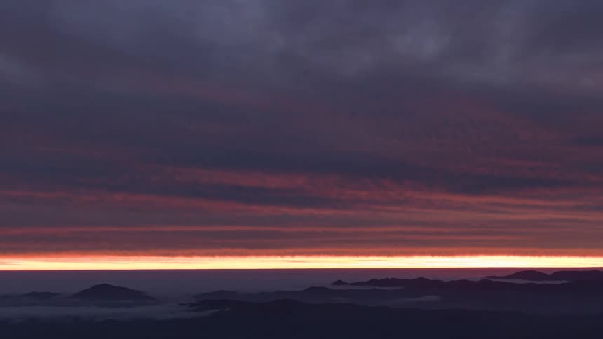 A view of a sunset