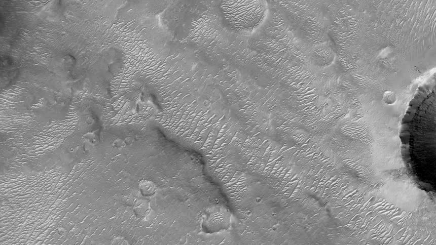 Many craters on the surface of the moon