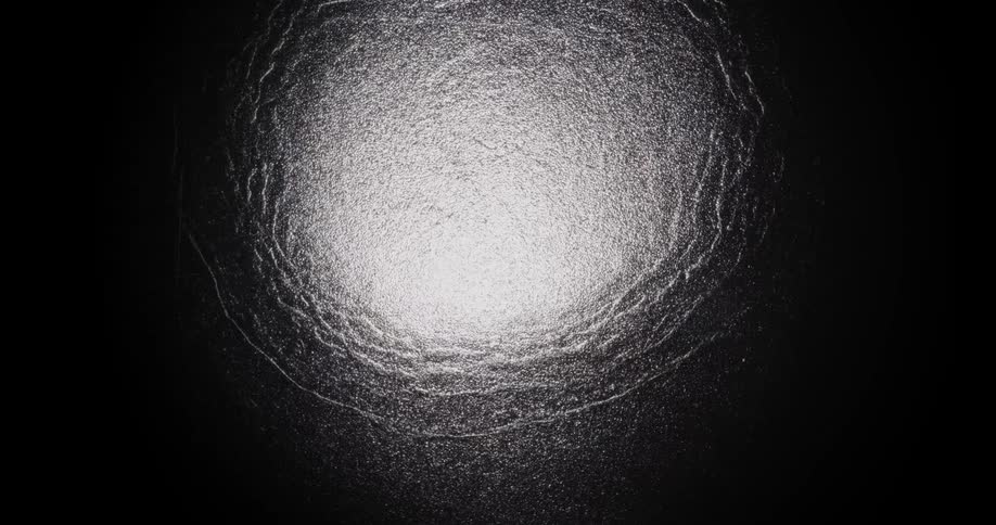 Water ripples around a circular entrance