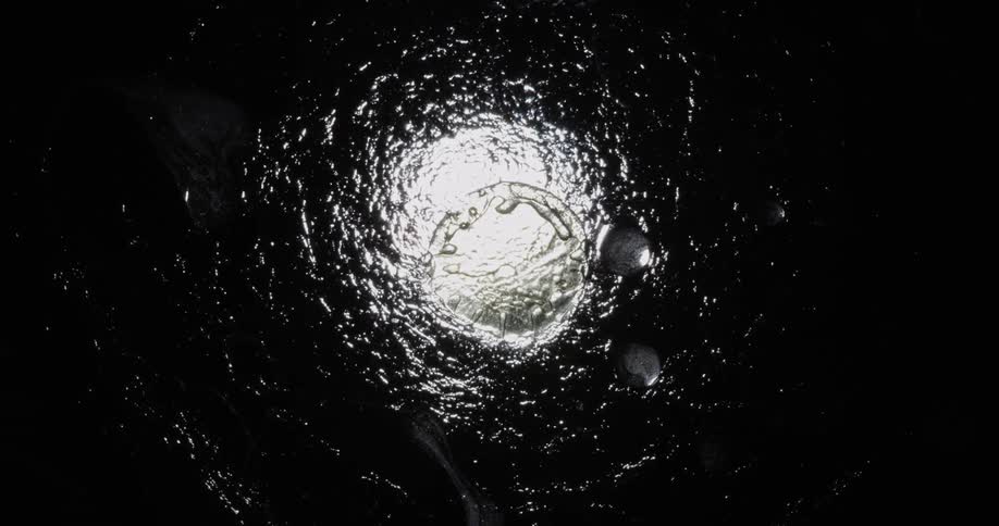 Abstract monochrome photography is displayed