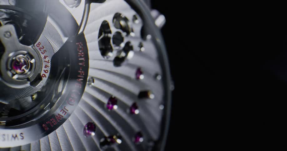 Close up view of a piece of technology is displayed